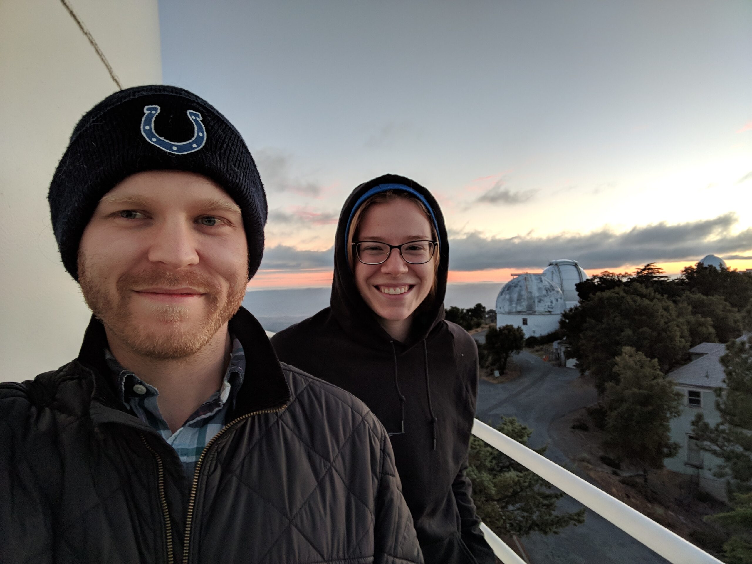 Kyle and Sommer at Lick Observatory